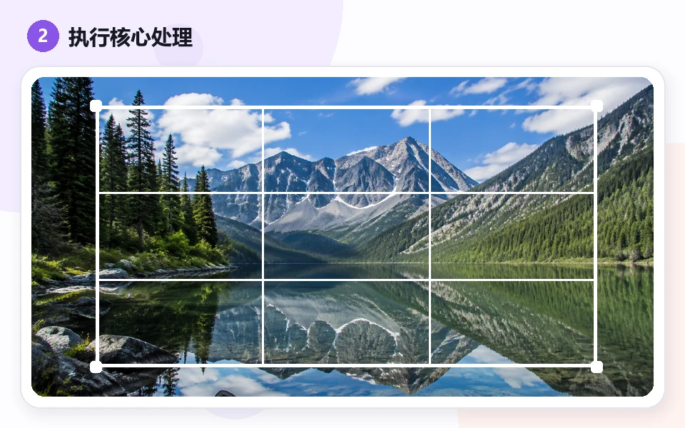 画像トリミング: 2 · Adjust and process
