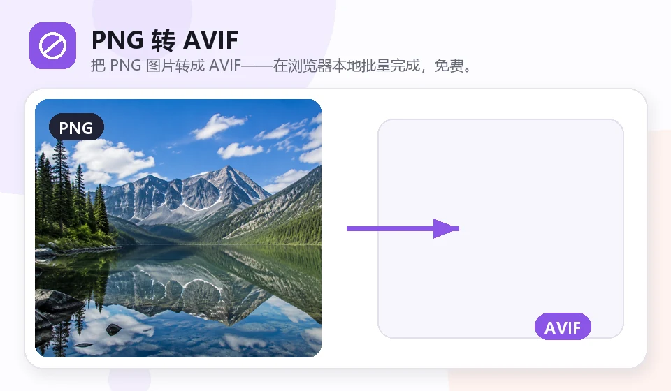 PNG to AVIF visual example