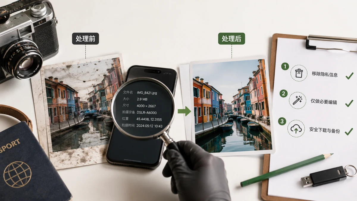 在线图片工具安全吗？你的照片上传后到底去了哪
