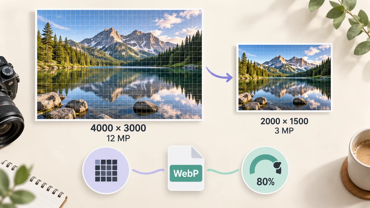 How file size, pixel dimensions and format relate