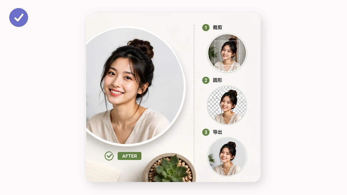 A Circle Profile Picture Maker That Doesn't Upload Your Face (2026) — visual 2