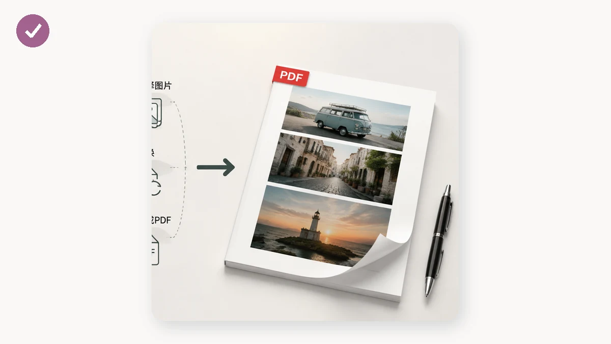 Comment convertir des images en PDF (JPG ou PNG en un seul fichier) — visual 2