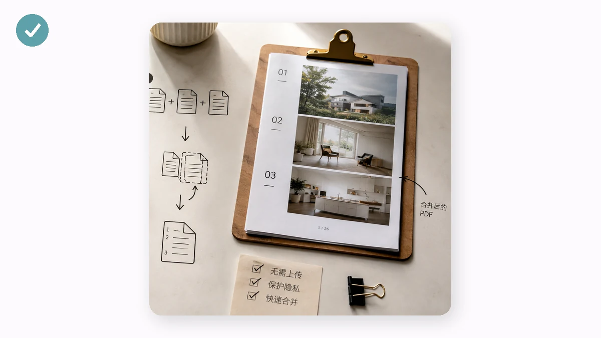 How to Merge PDFs Without Uploading Them Anywhere (2026) — visual 2