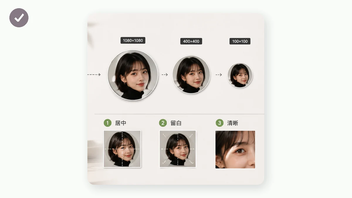 頭像尺寸指南：各大平台的頭像畫素一覽 — visual 2