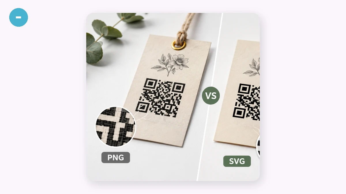 QR Code สำหรับงานพิมพ์ — PNG หรือ SVG ขนาดเท่าไหร่ และระดับแก้ไขข้อผิดพลาดแบบไหน — visual 1