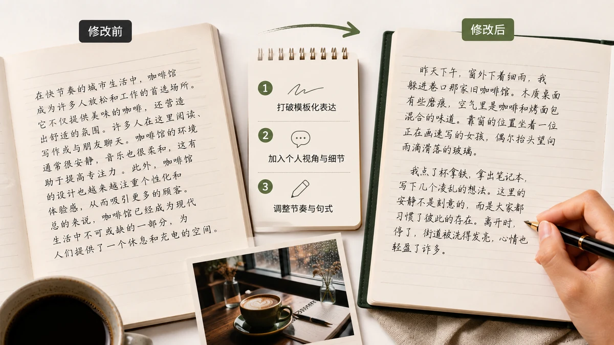 去 AI 味文案实操：为什么"改写"和"去水印"是两件事