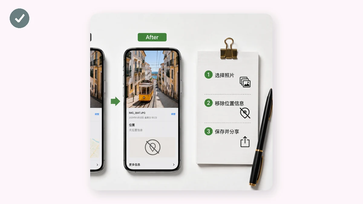 Cách xóa vị trí GPS khỏi ảnh (từng bước) — visual 2