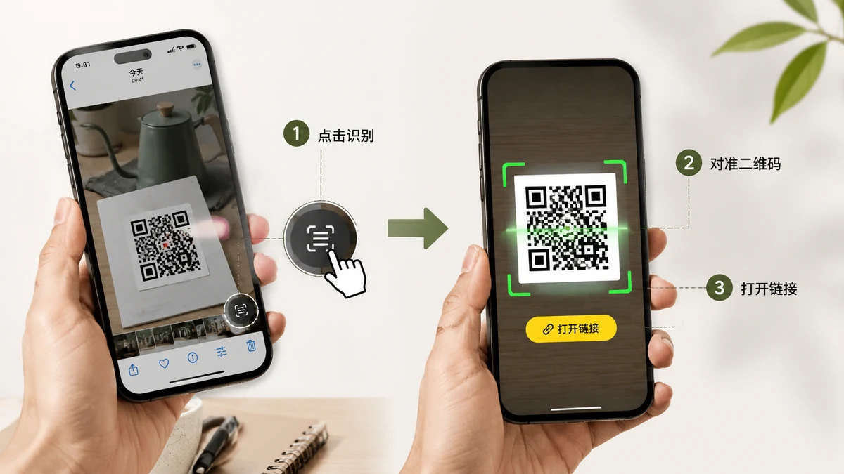 怎么识别截图里的二维码(不用第二台手机)