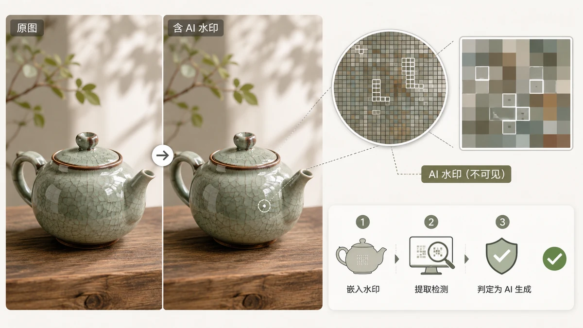 AI 水印是什么？三种类型和它们各自的真实强度