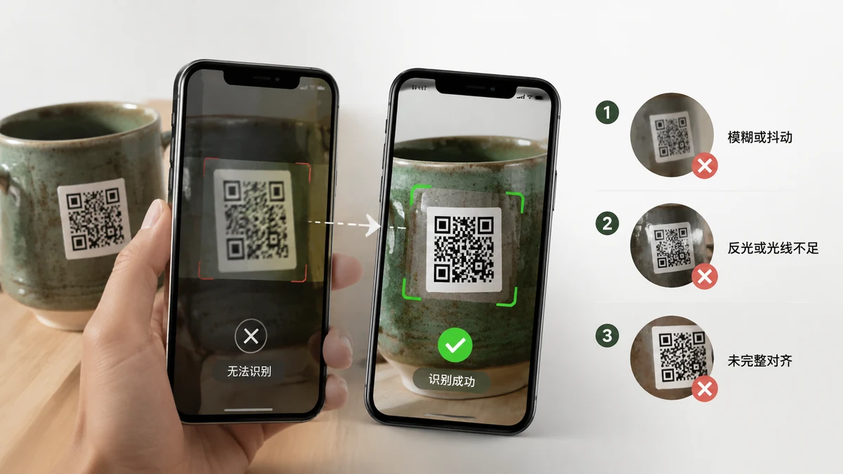 这个二维码为什么识别不了?(以及怎么救)
