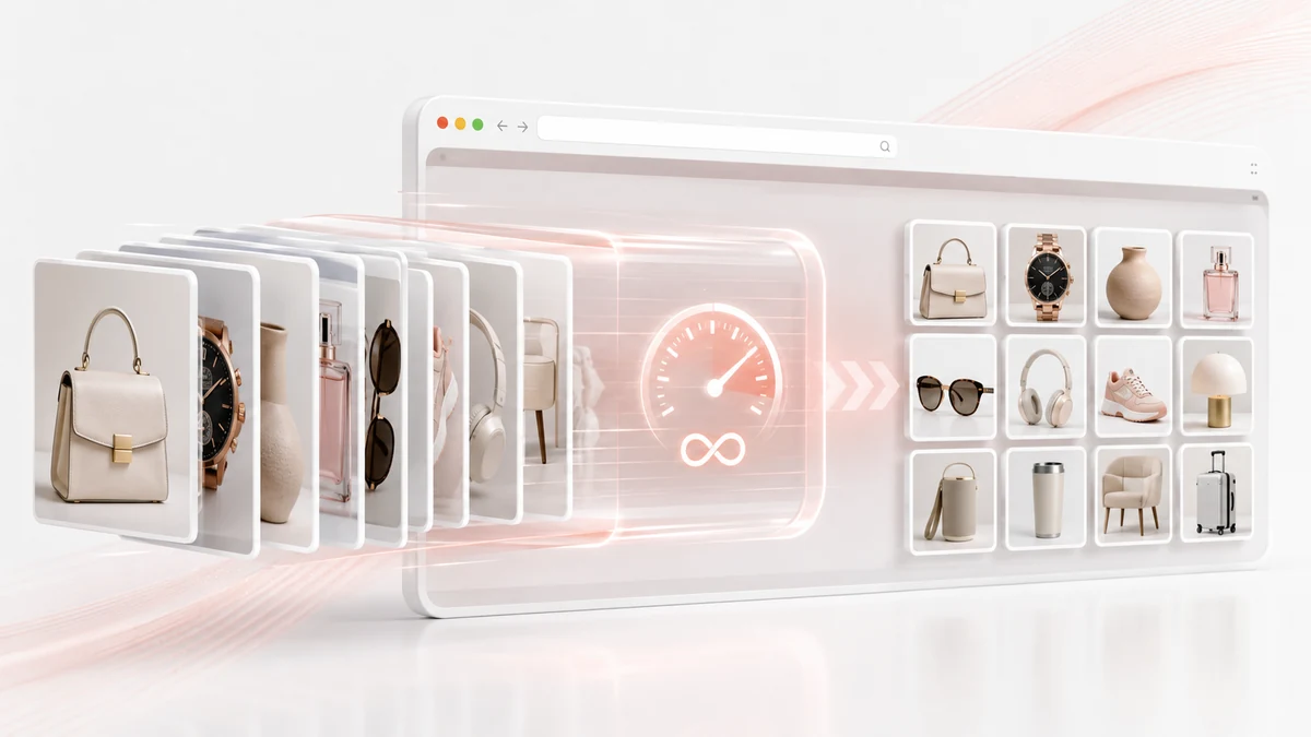 Fast unlimited browser batch processing
