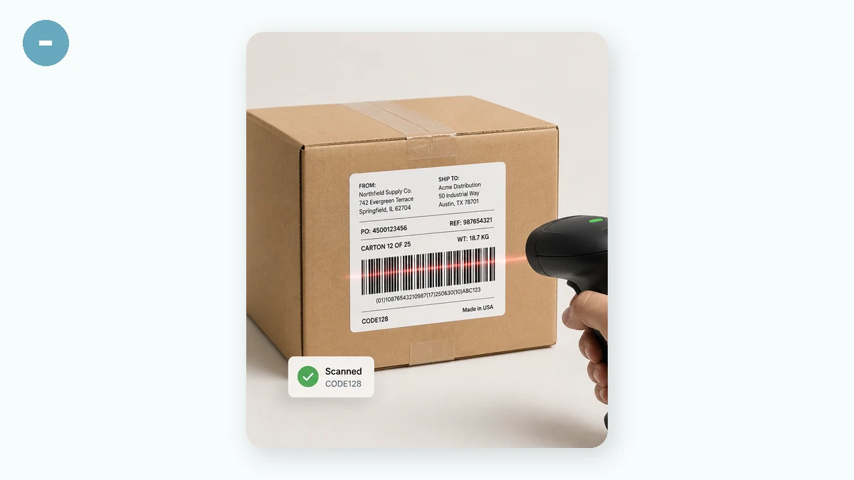 Barcode Generator: 1 · Choose input