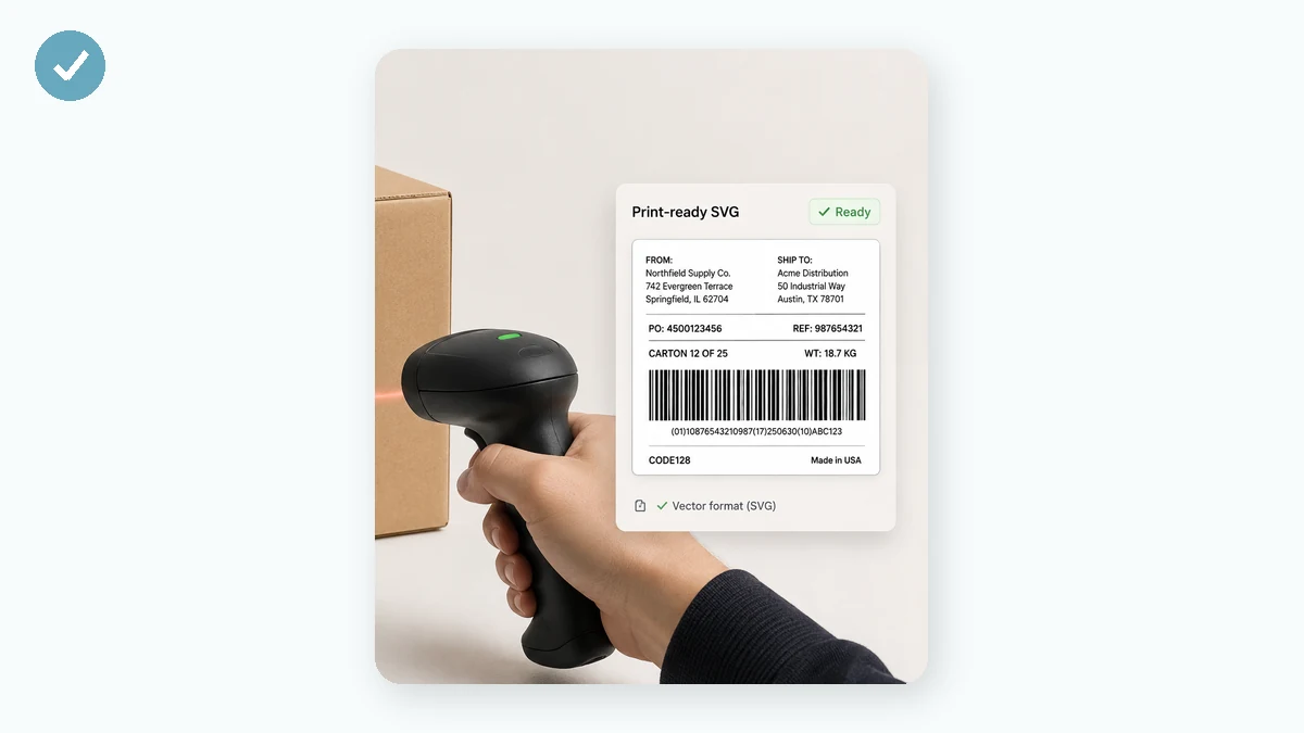 Barcode Generator: 3 · Download result