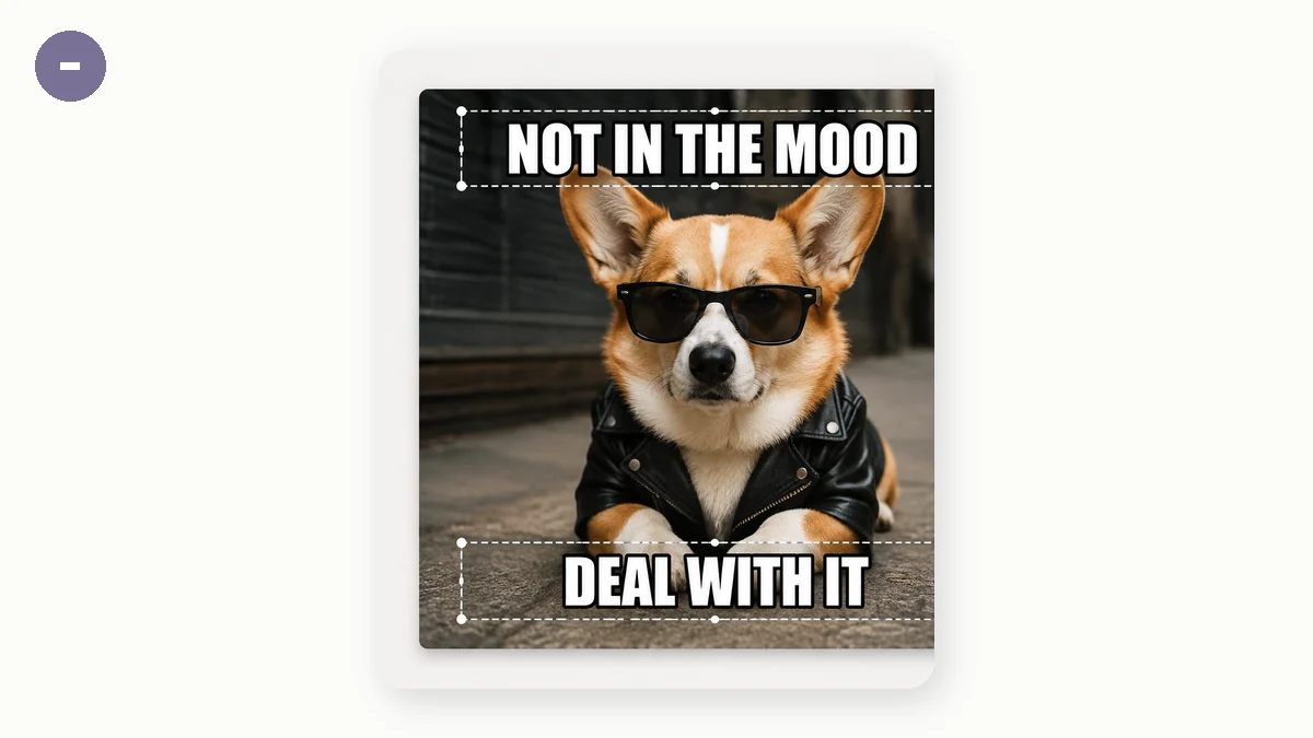 Meme Generator: 1 · Choose input
