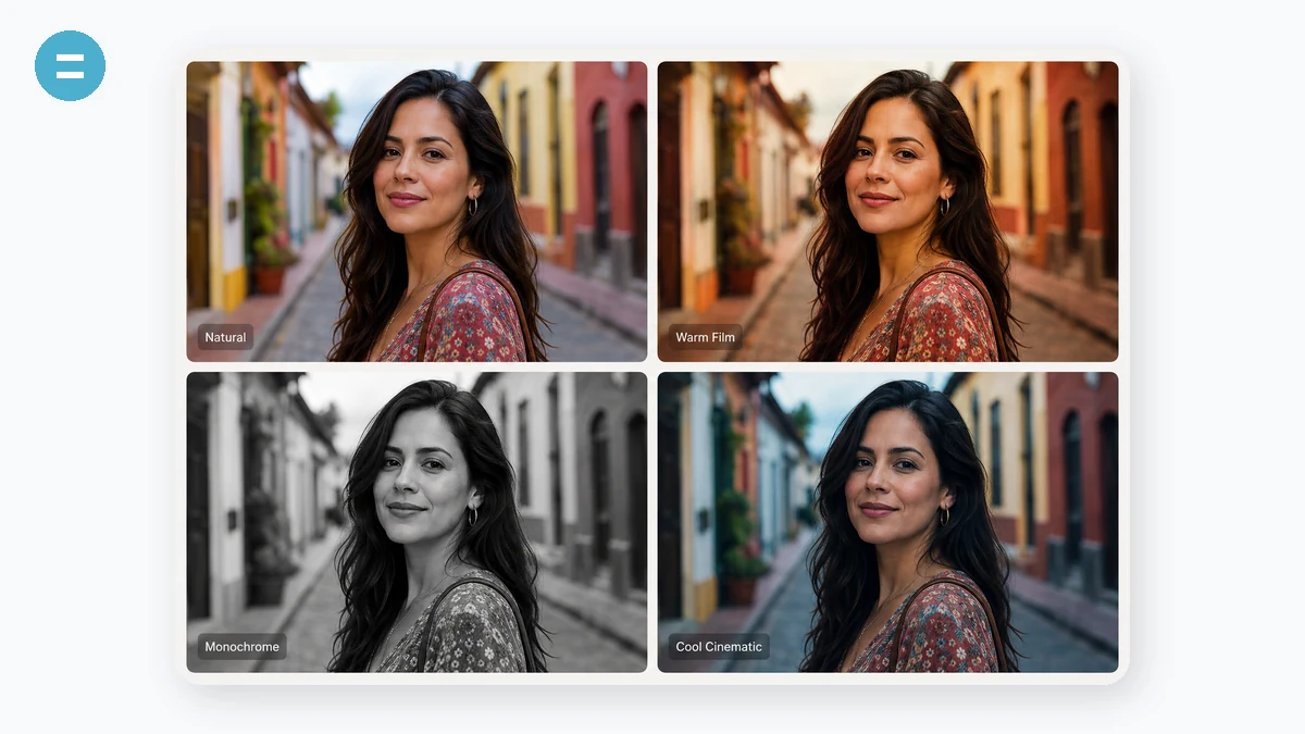 Photo Filters: 2 · Adjust and process