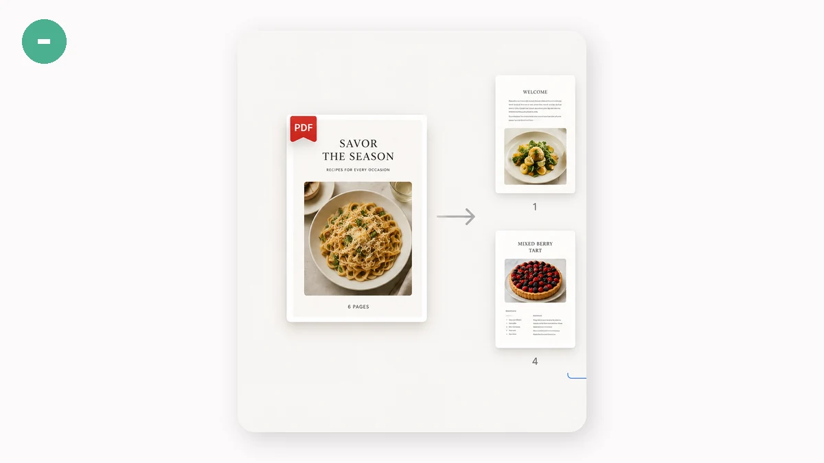 Split PDF: 1 · Choose input