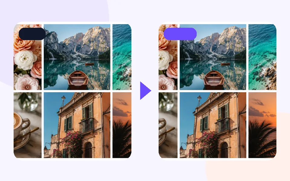 9-Grid Photo Splitter: 1 · Choose input